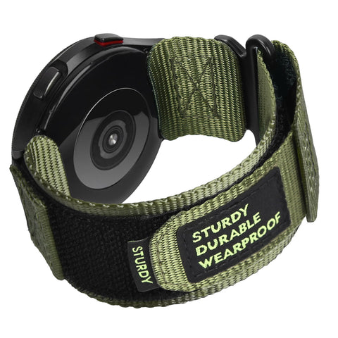 Blueshaweu 22mm Rugged Nylon Sports Strap with Woven Loop Design, Compatible with AMAZTIM M2/M3/C20 Pro/T2, KOSPET Tank M2/M3/M3 Ultra/T2/T3/T3 Ultra, WalkerFit M2, M6 Ultra, M2 Pro (Green)