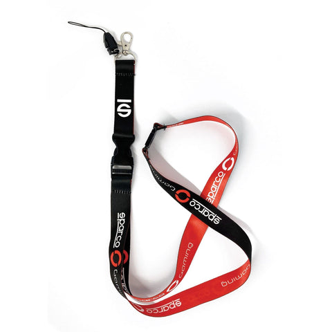 Sparco LANYARD GAMING BLACK/RED, multicoloured, Multicoloured, EstÃ¡ndar, Modern