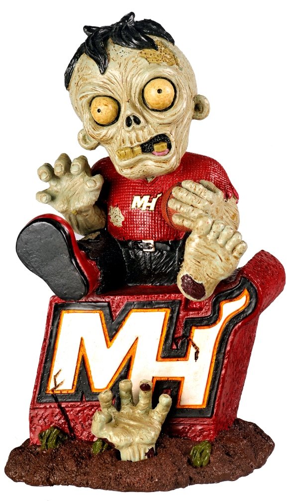 FOCO NBA Miami Heat Sitting On Logo Zombie