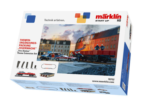 MÃ¤rklin 78752 Start Up - Themed Supplement Pack Fire Station, Track H0