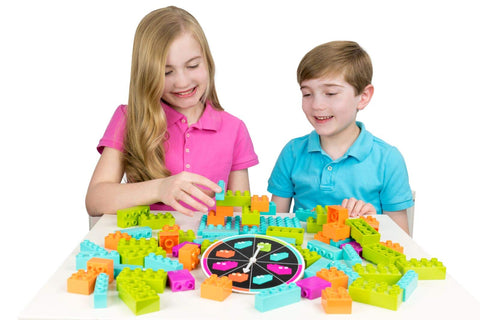 Strictly Briks Brik Builder Family Game for Toddlers and Kids | Board Game with Building Blocks and Bricks | Bricks Compatible with All Brands