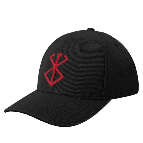 UrbanMovement Anime Berserks Brand of Sacrifice Logo Cap Embroidery Dad Hat Adjustable Cotton Baseball Caps for Men Black