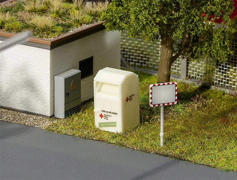 Faller 180932 Old Clothes Donation Canton Scenery and Accessories