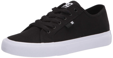 DC mens Manual Skate Shoe, Black/White, 5 US