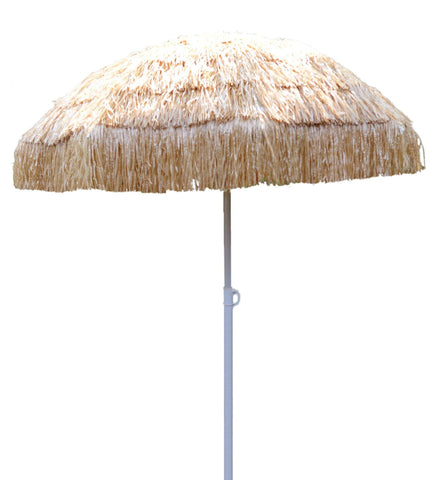 Amscan Party City Large Thatch Palapa Umbrella, Pool Party, Tropical Decor, 75in, Plastic