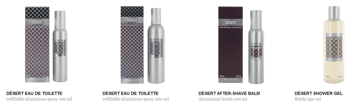 Fragonard Men's, Desert , Eaux de Toilette, 100 ml (3 oz)