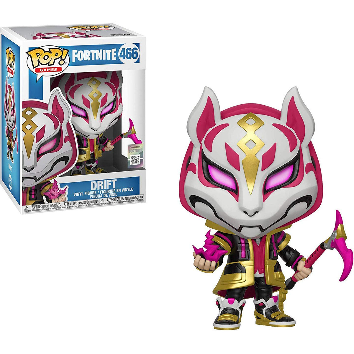 Funko Drift: Fortnite x POP! Games Vinyl Figure & 1 POP! Compatible PET Plastic Graphical Protector Bundle [#466 / 36976 - B]