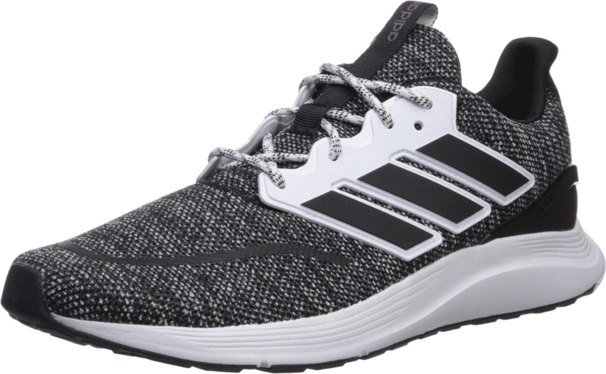 adidas Men's EnergyFalcon Running Shoe, Black/White, 8.5 M US