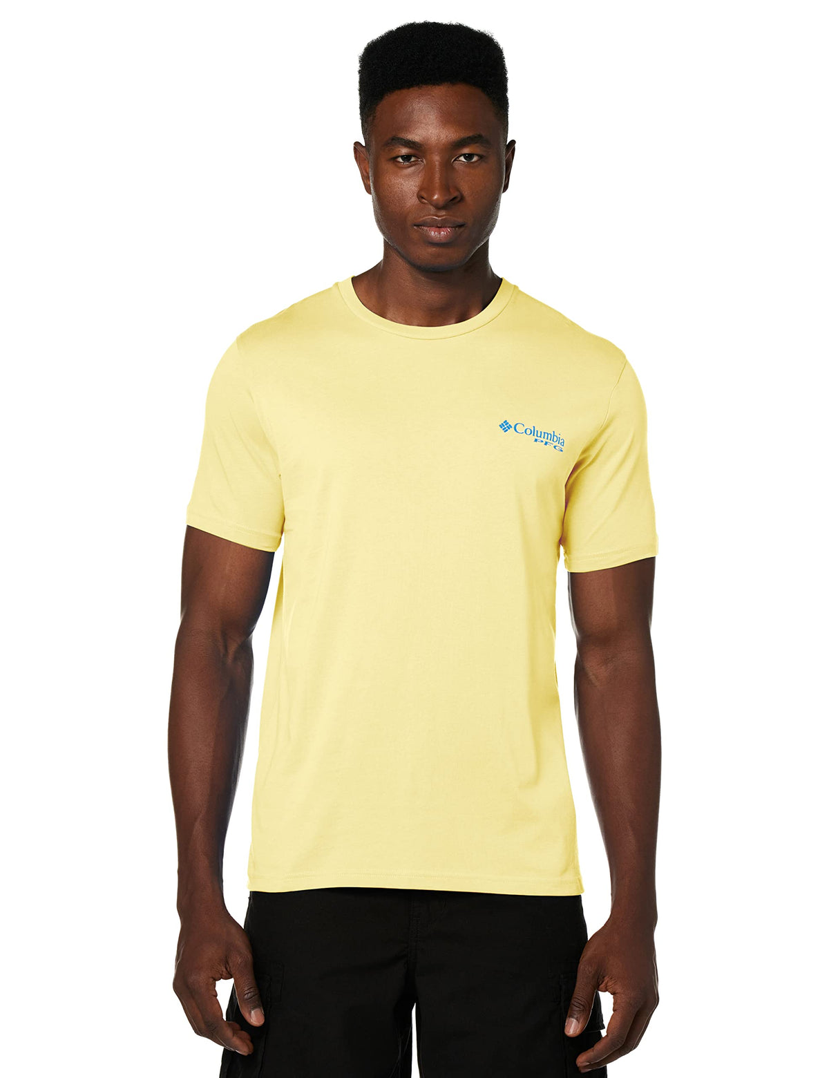 Columbia Men's Pfg Graphic T-shirt T Shirt, Sunlit/Bibier, L UK