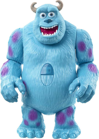 Mattel Pixar Interactables Sulley Talking Action Figure, 8-in Tall Posable Movie Character Toy, Interacts with Other Figures, Kids Gift Ages 3 Years & Older,Multi,GWC19