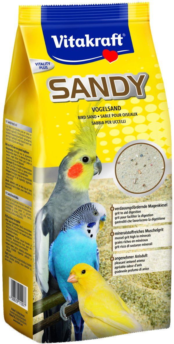 Vitakraft Sandy, bird sand 3 Plus, 2.5 kg bag (1 x 2.5 kg)