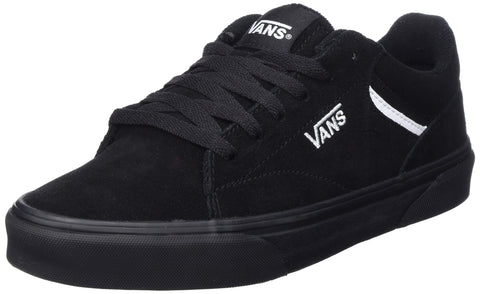 Vans Men's Sneaker, Suede Black Black, 9.5