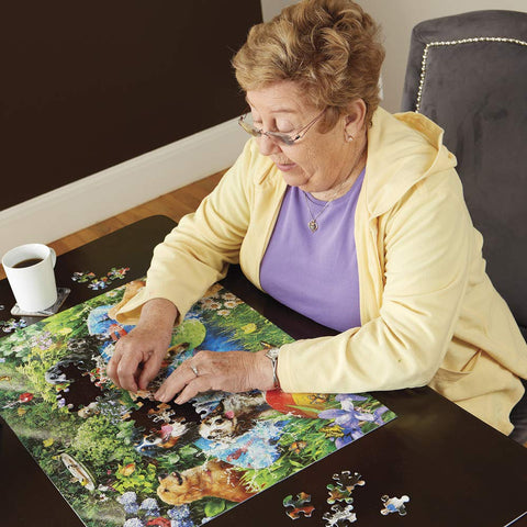White Mountain Puzzles Home Cooking - 1000 Piece Jigsaw Puzzle Includes Cardboard For 144 months to 1188 months