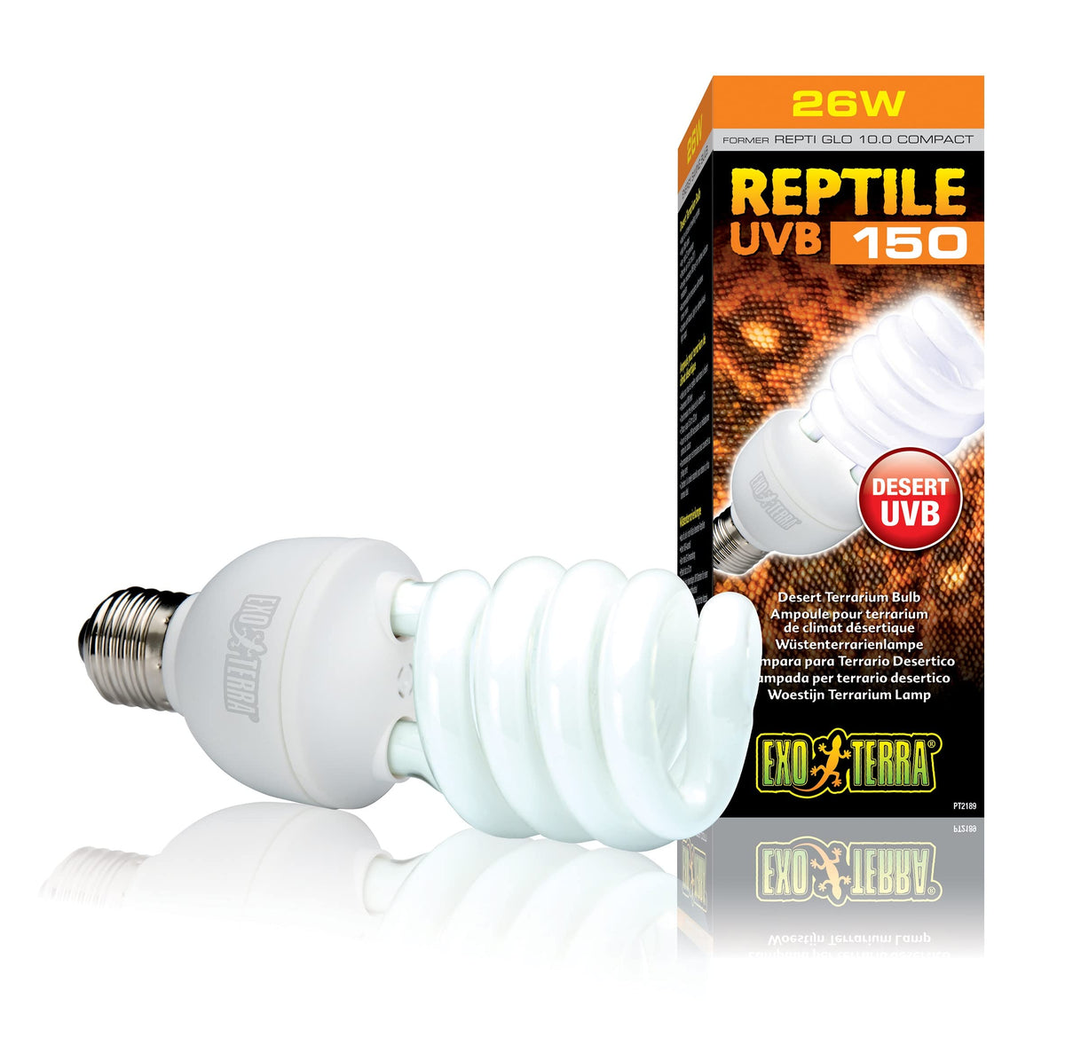 Exo Terra Rpetile UVB 150 Desert Terrarium Bulb, 25 W
