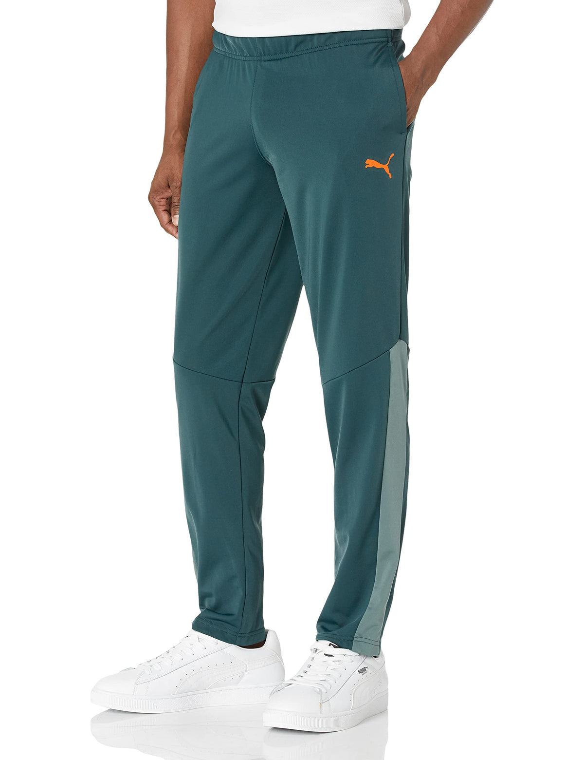 Puma Men's Contrast Pants 2.0, Green Gables/Balsam Green, XXL