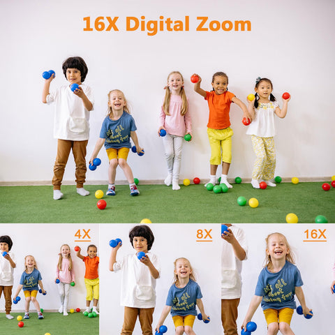 Digital Camera, Ordine 4K Kids Camera with 32GB SD Card Autofocus, 50MP Compact Video Camera 16X Digital Zoom Vlogging Camera for Kids Students Teens (Pink)