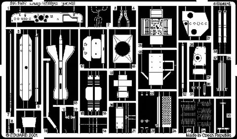 Eduard Accessories 35347 Jeep Willys MB 1/4t 4x4 Truck Photo Etched Kit