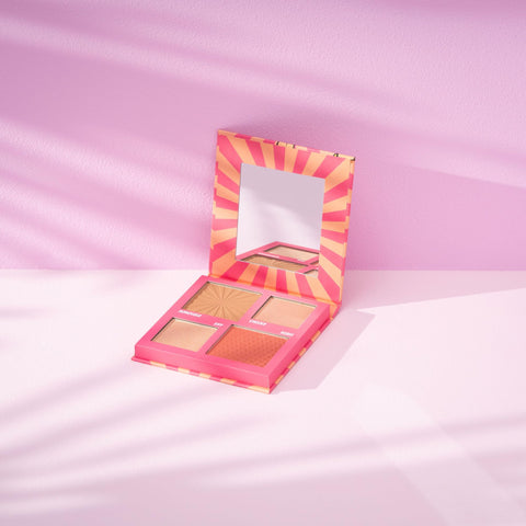 W7 Sculpt Power Face Palette - 4-in-1 Blush, Bronze & Highlight Palette