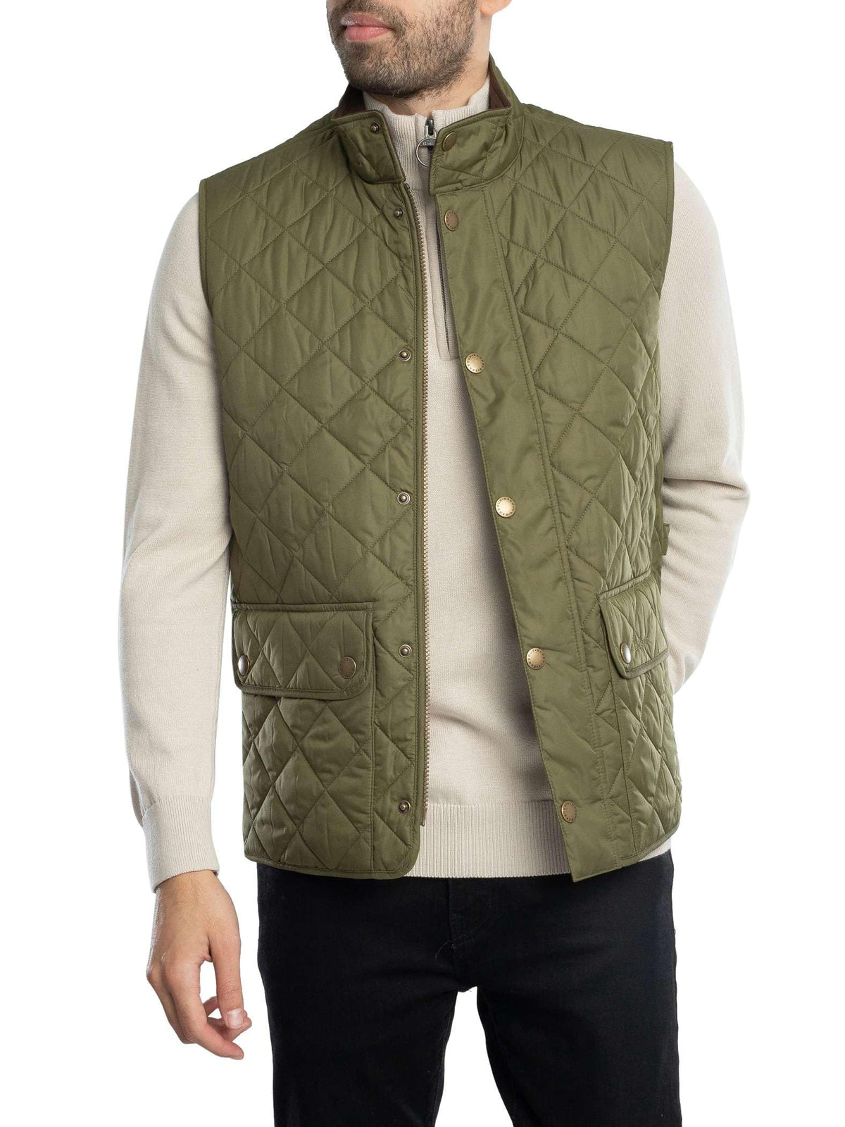 Barbour Men's Lowerdale Gilet, Dark Moss (MGI0245GN72, US, Alpha, Medium, Regular, Regular), Dark Moss, M