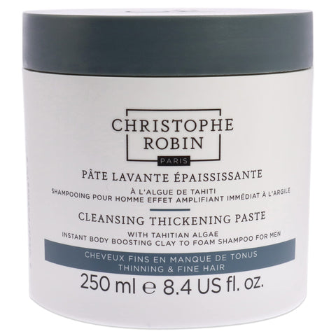Christophe Robin Cleansing Thickening Paste with Tahitian Algae | 250ml | Formulated for Men
