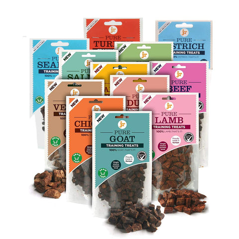 J R Pet Products Pure Training Treats Variety Pack 12x85g
