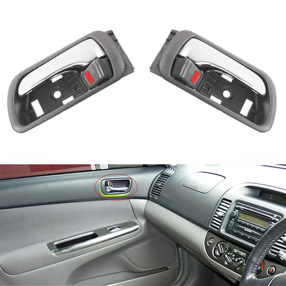 ApplianPar Beige Sun Visor Clip Sunvisor Retainer for Ford Escape Mercury Mariner 2010-2012
