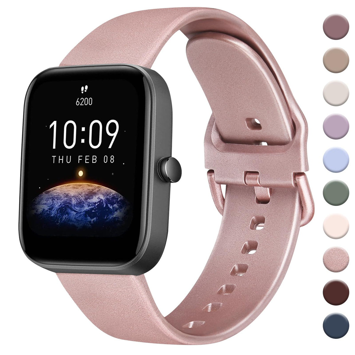 AK Band for Amazfit GTS 4 / GTS 4 Mini / GTS 3 / GTS 2 / GTS 2e / GTS 2 mini / GTS / GTR mini Bands, 20mm Soft Replacement Sport Strap for Amazfit Bip 3 / Bip 3 Pro / Bip U Pro / Bip / Bip Lite / Bip