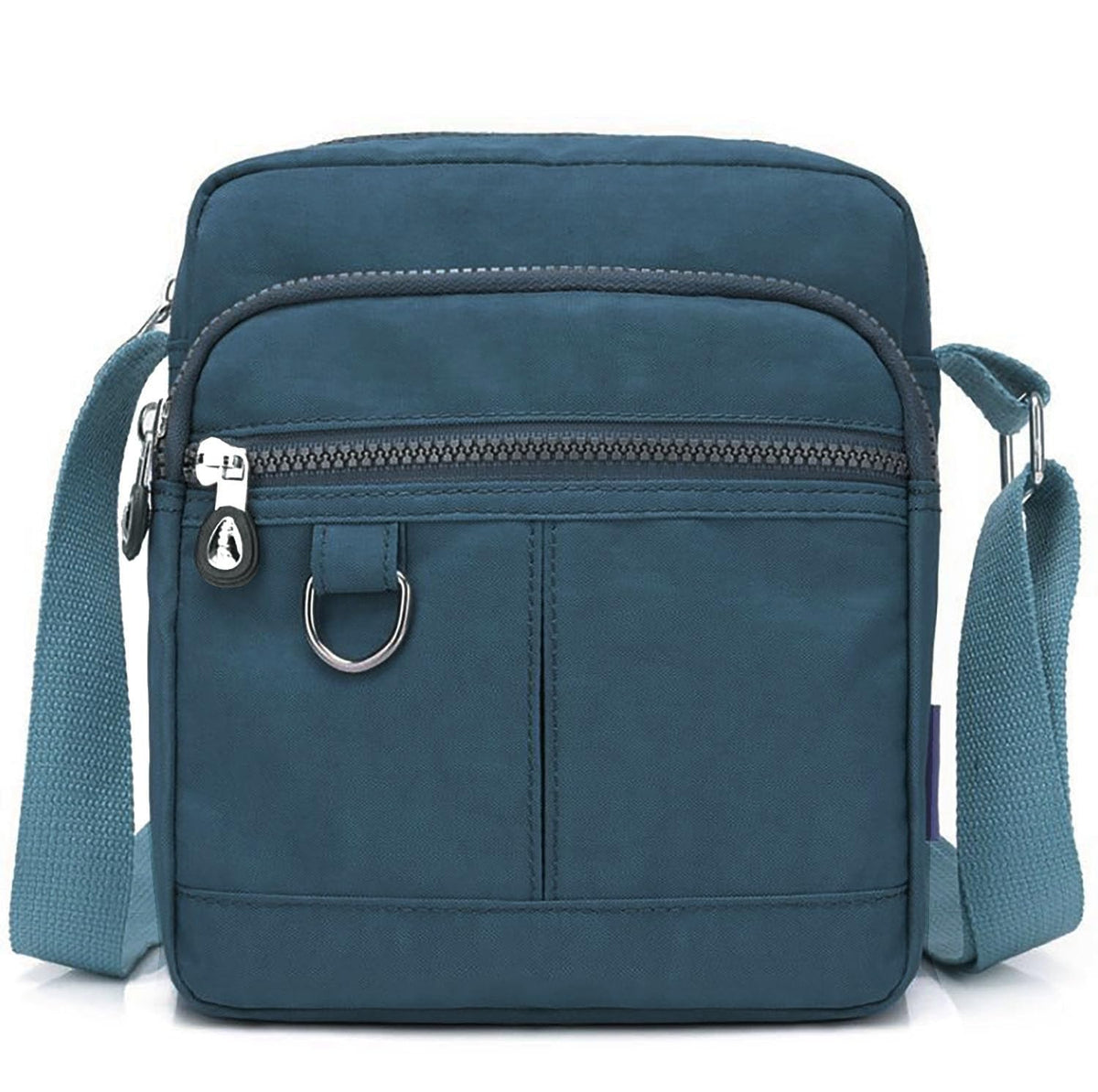 GFM® Womens Nylon Waterproof Cross Body Shoulder Bag -S1-Denim Blue - (NCB-9925-JNSNL)