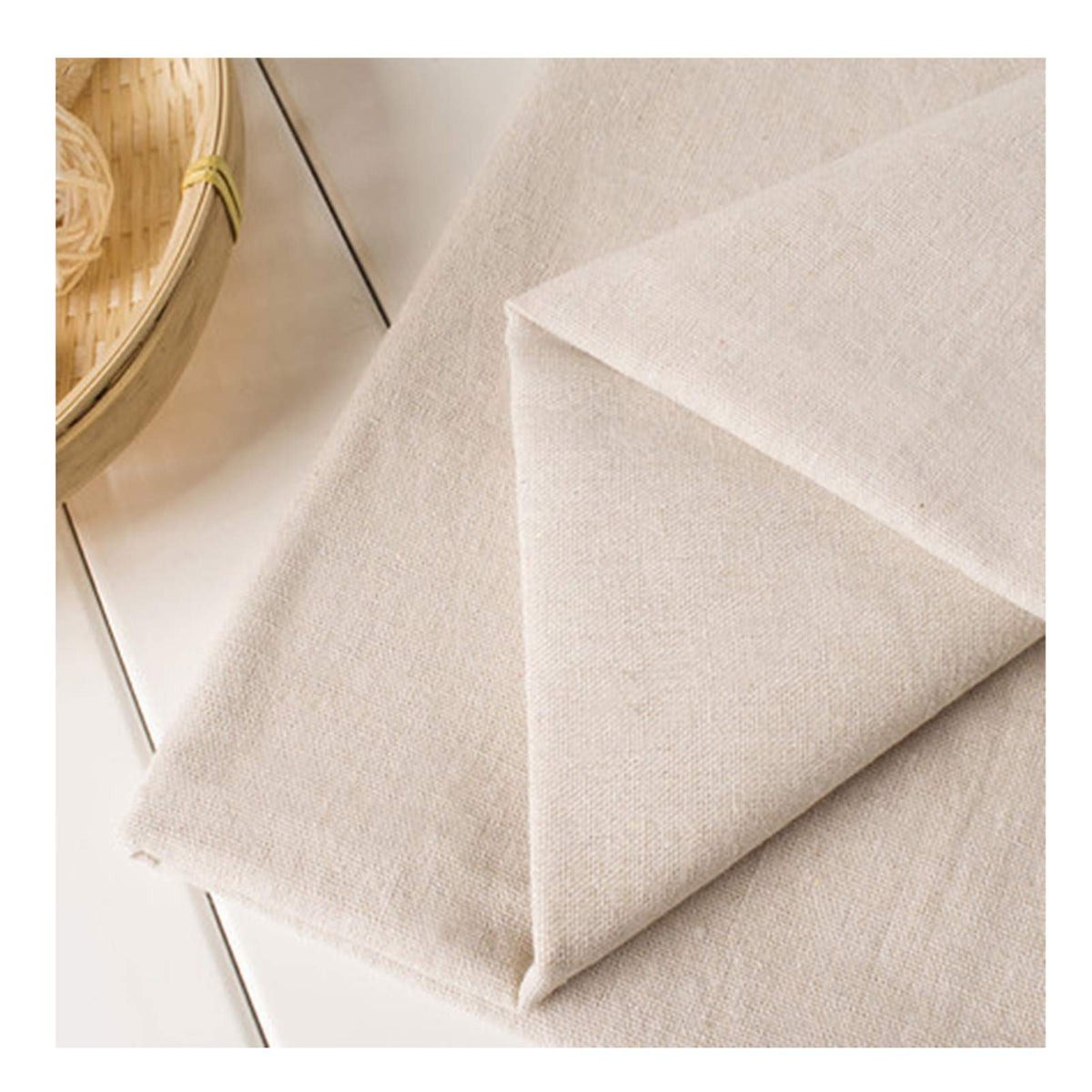 bandezid 100% Linen Fabric Linen Material for dressmaking,curtains,wedding,home decor - 150cm wide,sold by the metre