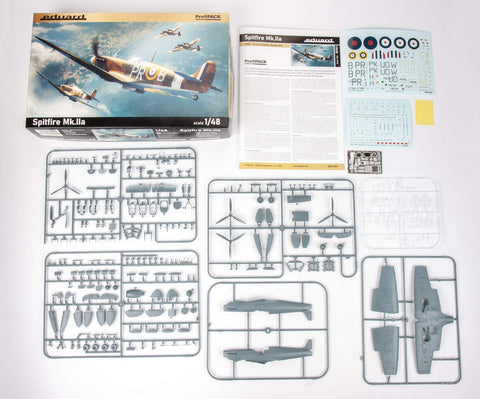 Eduardo EDU82153 1/48 Profile Pack British Air Force Supermarine Spitfire Mk.2a Plastic Model / EDU82153 1:48 Eduard Spitfire Mk.IIa ProfiPACK [Model Building KIT]