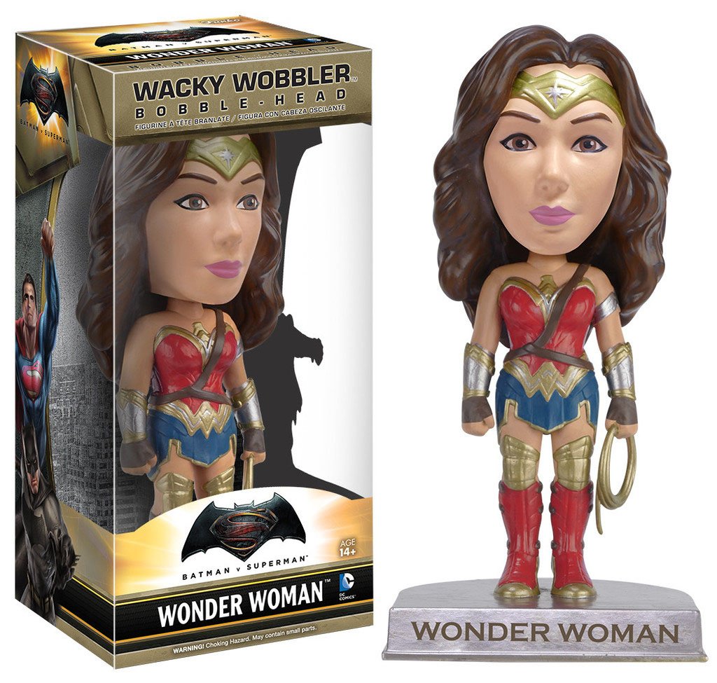 Funko Wacky Wobbler: Batman vs Superman - Wonder Woman Action Figure