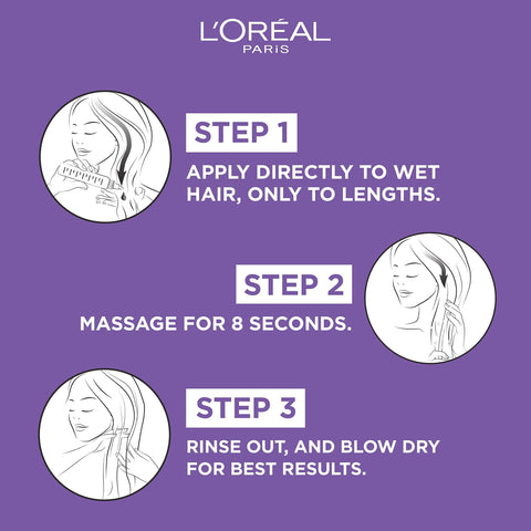 L'Oreal Paris Wonder Water, Liquid Hair Conditioner By Elvive Colour Protect, 8 Second Hair Treatment Damaged, Coloured Hair With Lamellar Technology, 200 Ml