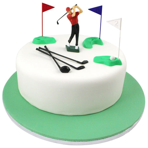 PME GS010 Golf Decorations/Plastic Figures, 13-Pieces, Green/Red/Blue/White/Black, 17 x 12.1 x 3.6 cm