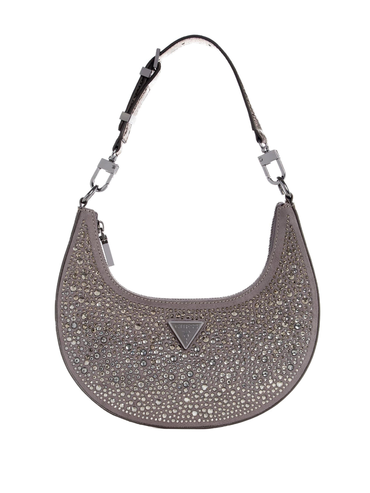 GUESS Lua Small Hobo, Pewter