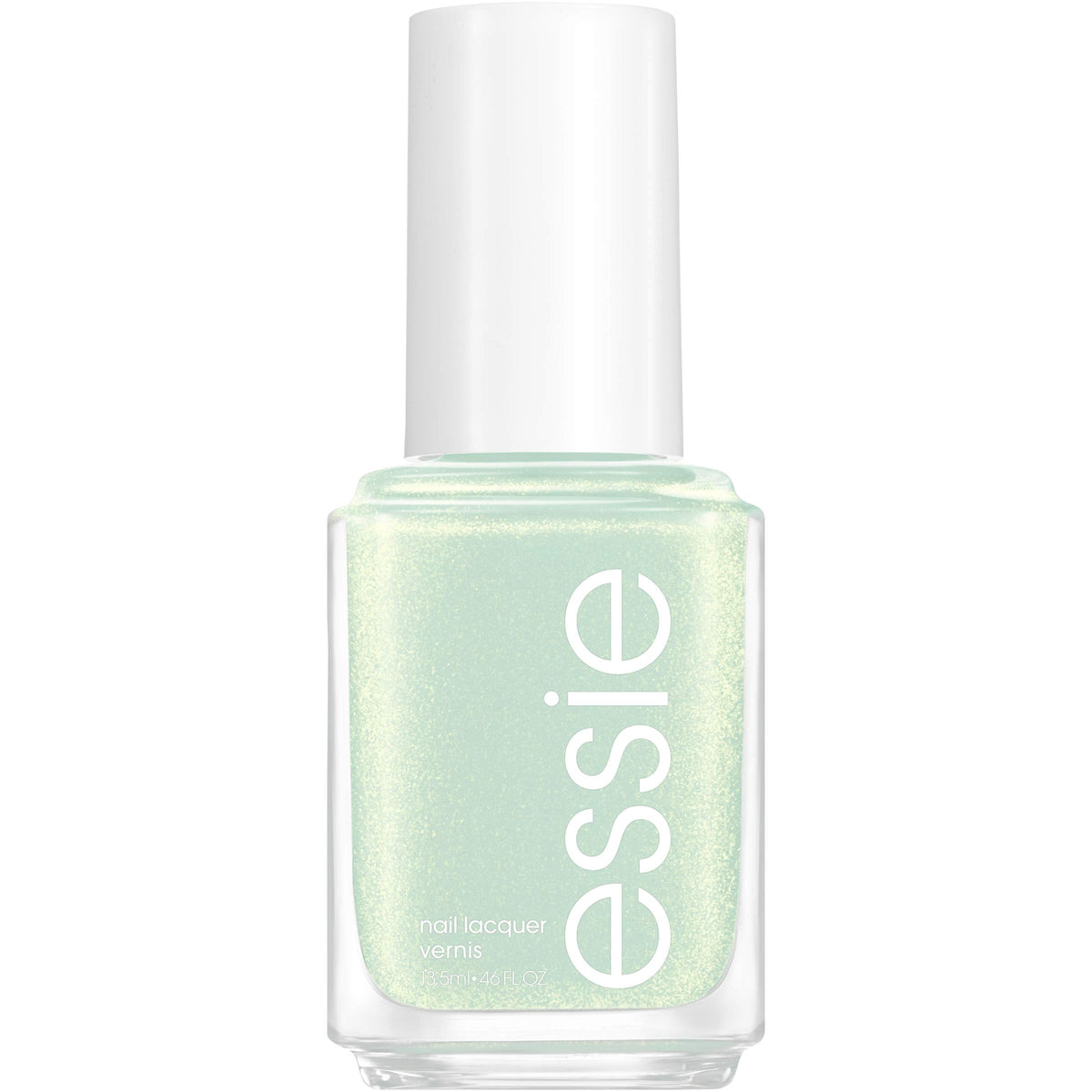 essie Nail Polish, Limited Edition Winter Trend 2020 Collection, Green Nail Color With A Shimmer Finish, Peppermint Conditions, 0.46 fluid_ounces