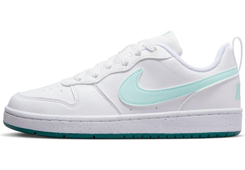 NIKE Boy's Sneaker, White Jade Ice Geode Teal, 6 Big Kid