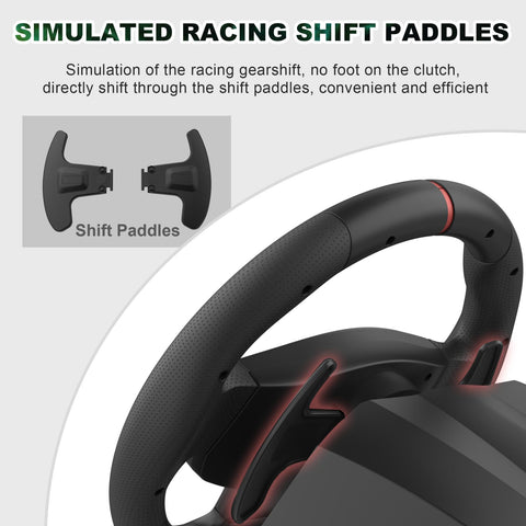 PXN PC Racing Wheel Steering Wheel V900 Driving Simulator 270ÃƒÆ’Ã†â€™ÃƒÂ¢Ã¢â€šÂ¬Ã…Â¡ÃƒÆ’Ã¢â‚¬Å¡Ãƒâ€šÃ‚Â°/900ÃƒÆ’Ã†â€™ÃƒÂ¢Ã¢â€šÂ¬Ã…Â¡ÃƒÆ’Ã¢â‚¬Å¡Ãƒâ€šÃ‚Â° Rotation christmas gift Gaming Steering Wheel with Pedals for PC,PS4,PS3,Xbox Series X|S, Xbox One