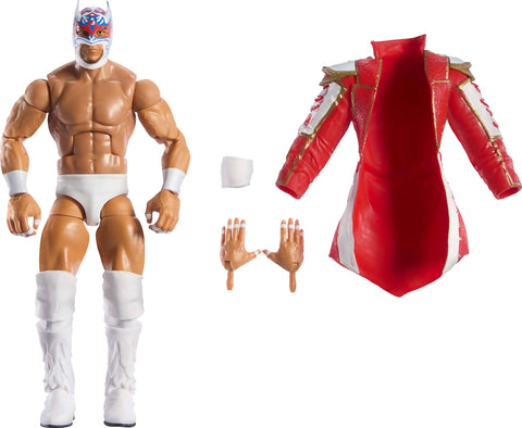 WWE Mattel Elite Action Figure & Accessories, Series #113 6-inch Collectible Dragon Lee with 25 Articulation Points & Swappable Hands