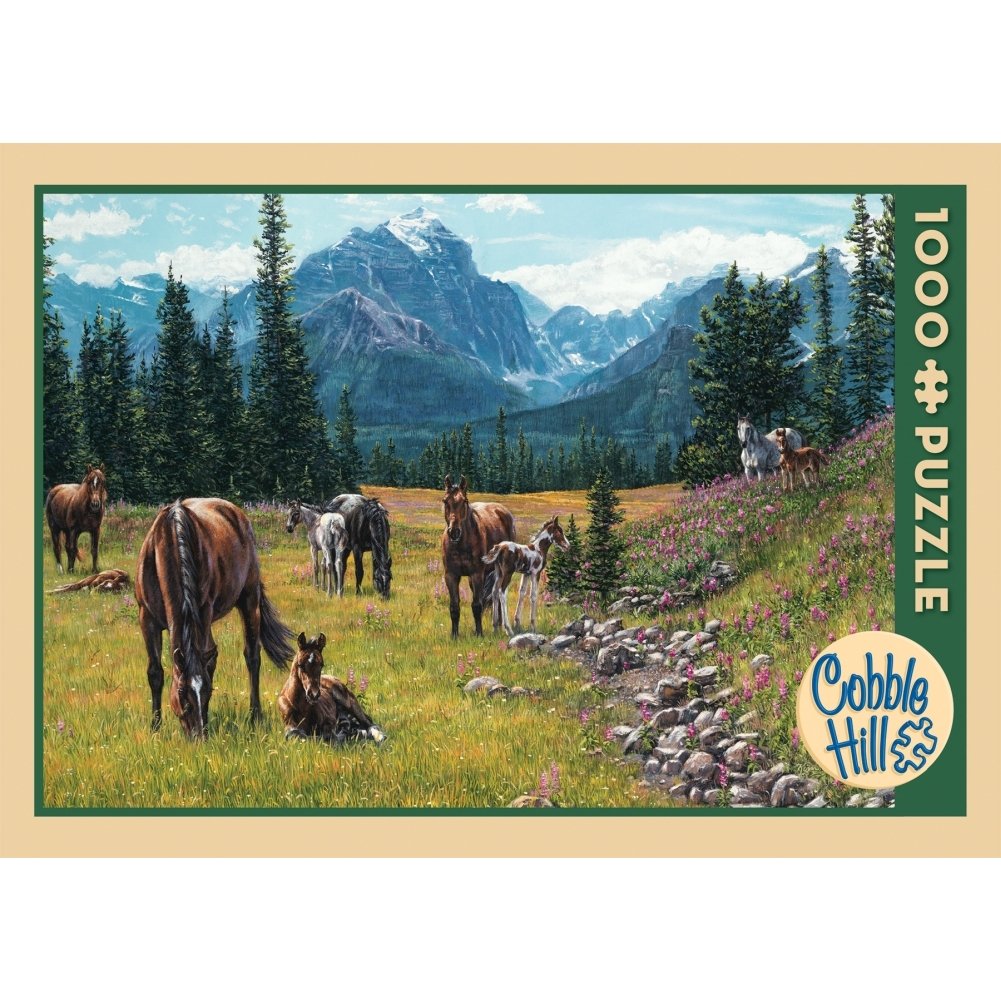 COBBLE HILL Horse Meadow Jigsaw Puzzle (1000 Piece)
