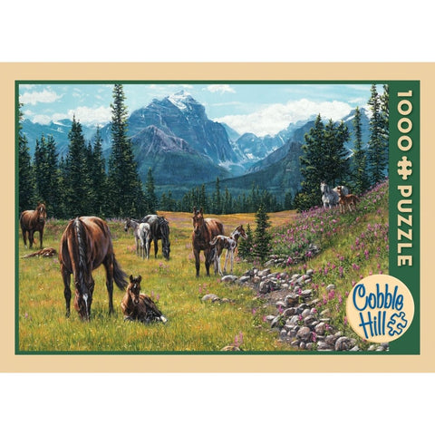 COBBLE HILL Horse Meadow Jigsaw Puzzle (1000 Piece)