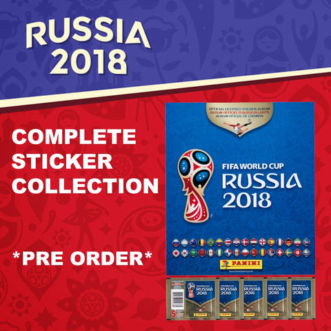 Panini World Cup 2018 Russia Sticker Collection - Complete Set of 682 Stickers