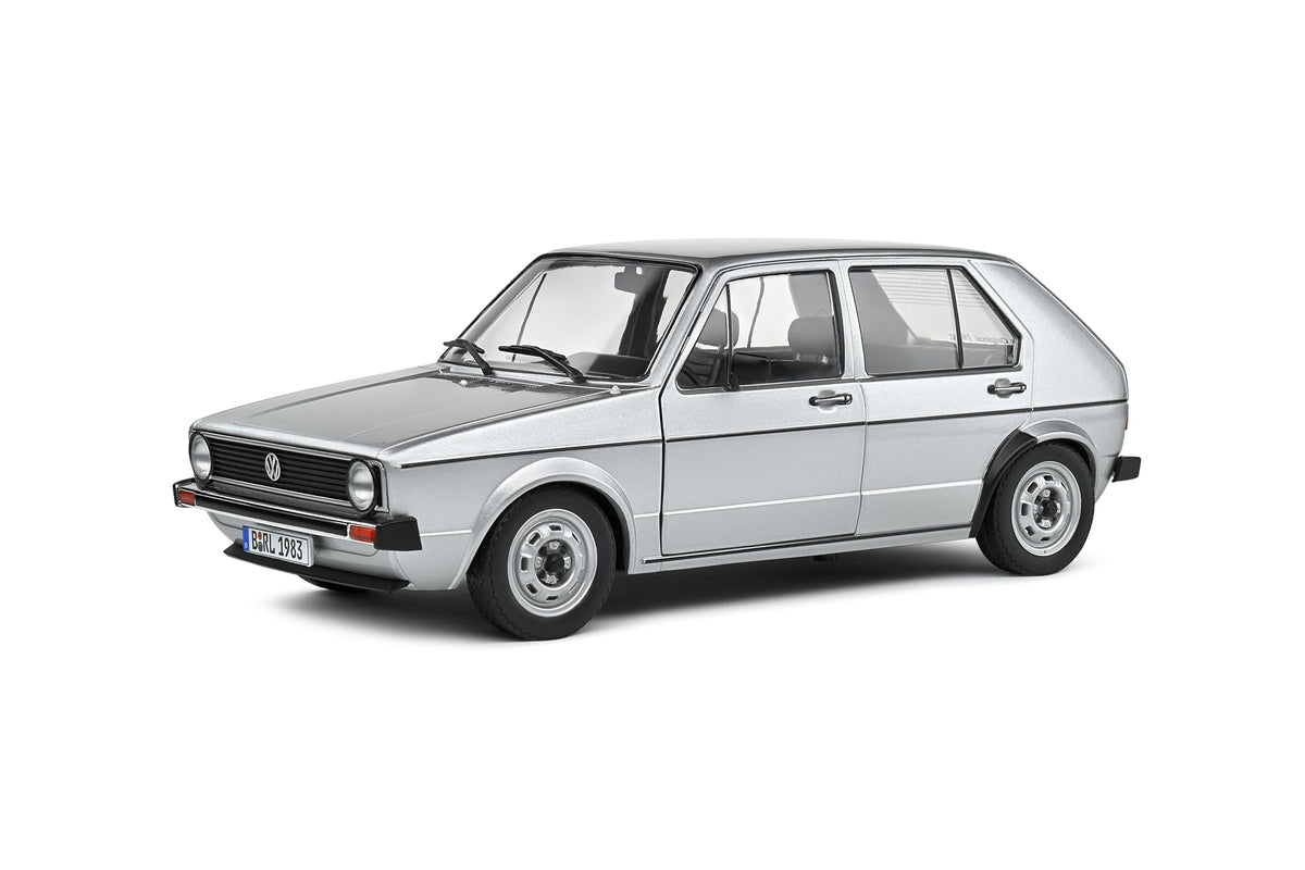 Solido 421186130 1:18 VOLKSWAGEN GOLF L SILVER 1983 Model Car