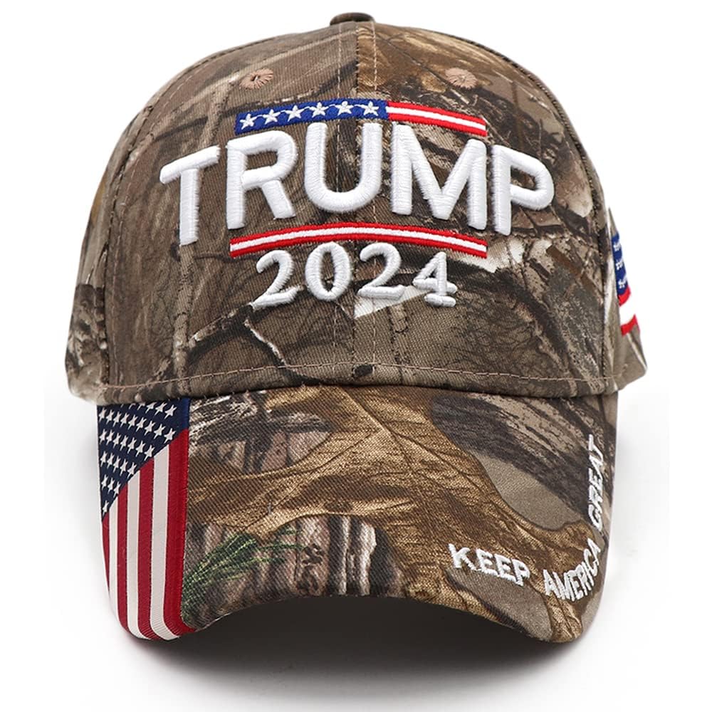 ZKSHDIW Trump Hat MAGA Hat Trump Merchandise Make America Great Again Hat Trump 2024 Hat Baseball Cap for Men Women, Camo11, 7-7 5/8