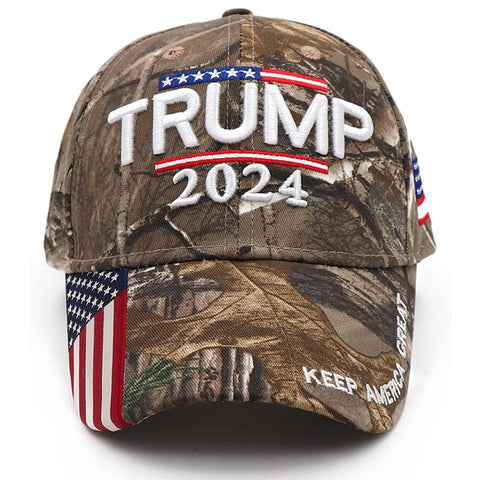 ZKSHDIW Trump Hat MAGA Hat Trump Merchandise Make America Great Again Hat Trump 2024 Hat Baseball Cap for Men Women, Camo11, 7-7 5/8