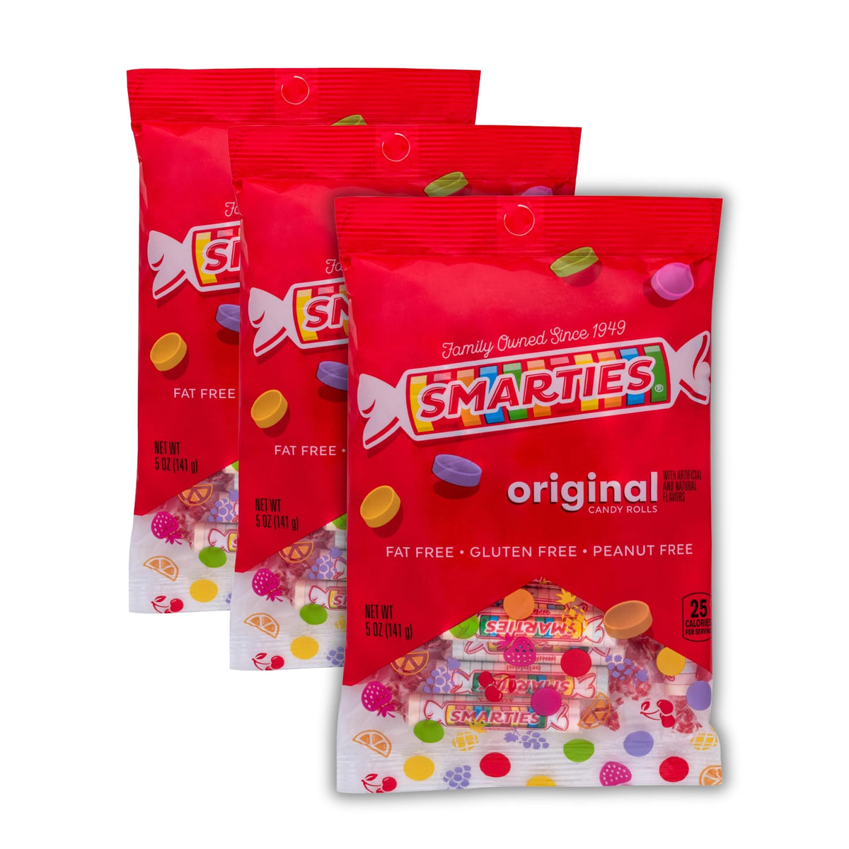 Smarties Original: 5 oz (141 g) Bag (3 Pack)