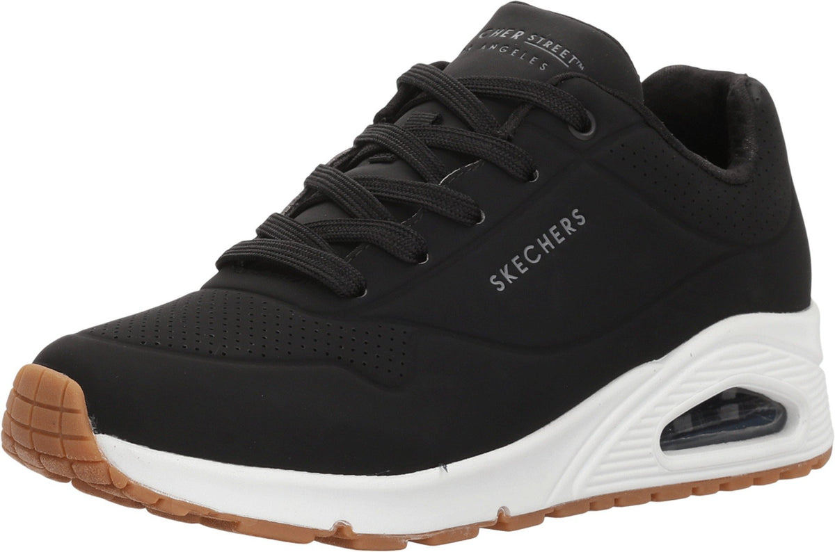 SKECHERS Womens Uno - Stand on Air Black 9 B - Medium
