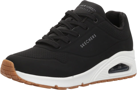 SKECHERS Womens Uno - Stand on Air Black 9 B - Medium