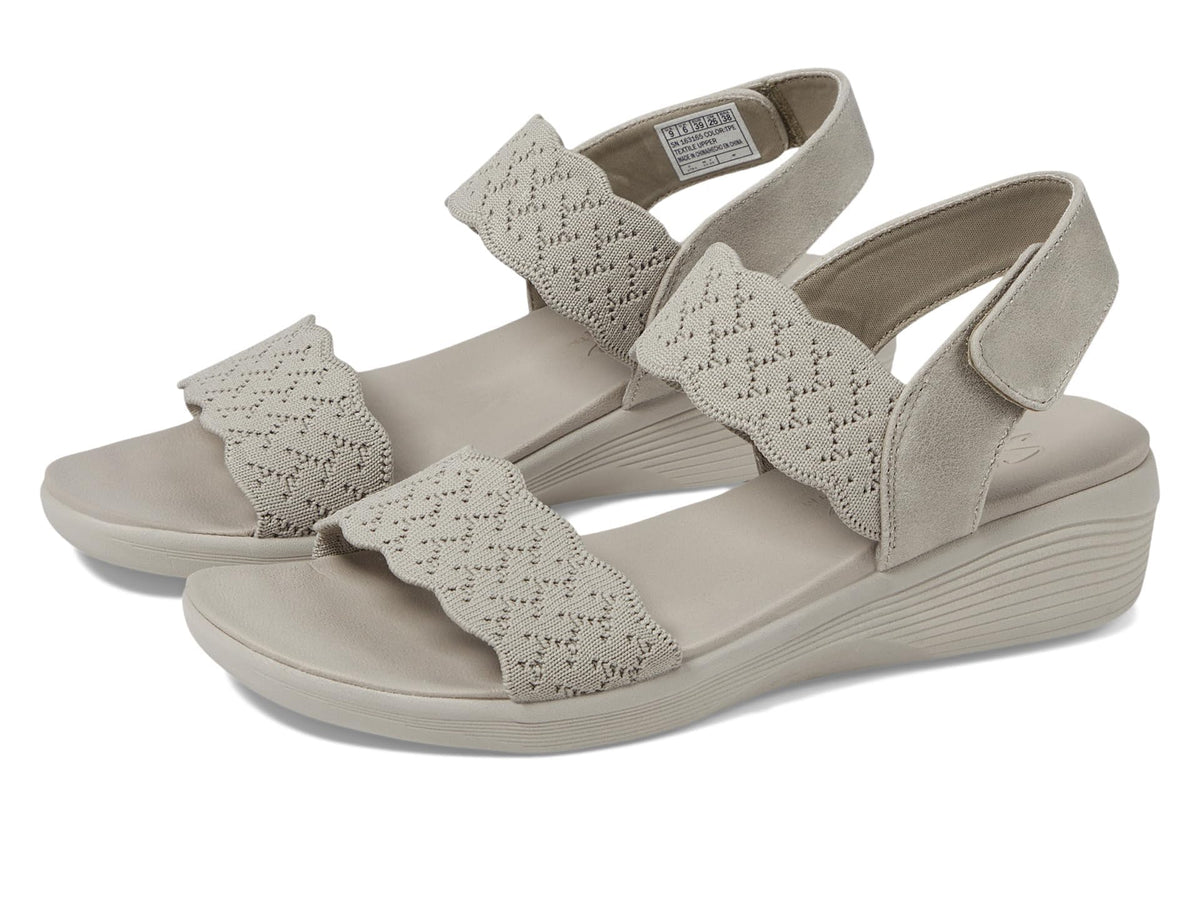 Skechers Women's Arya-ON The Rise Sandal, Taupe, 11