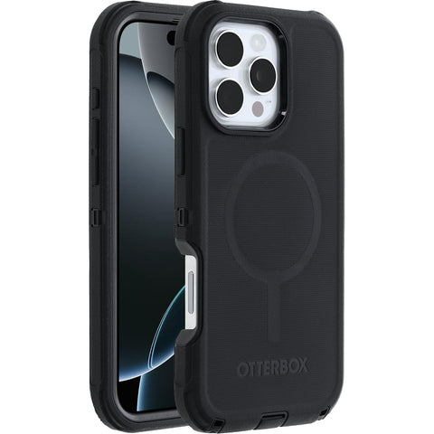 OtterBox Defender Series MagSafe Case for iPhone 16 Pro Max, Shockproof, Drop Proof, Ultra-Rugged, Protective Case, 7x Tested to Military Standard, Black, Non-Retail Packaging