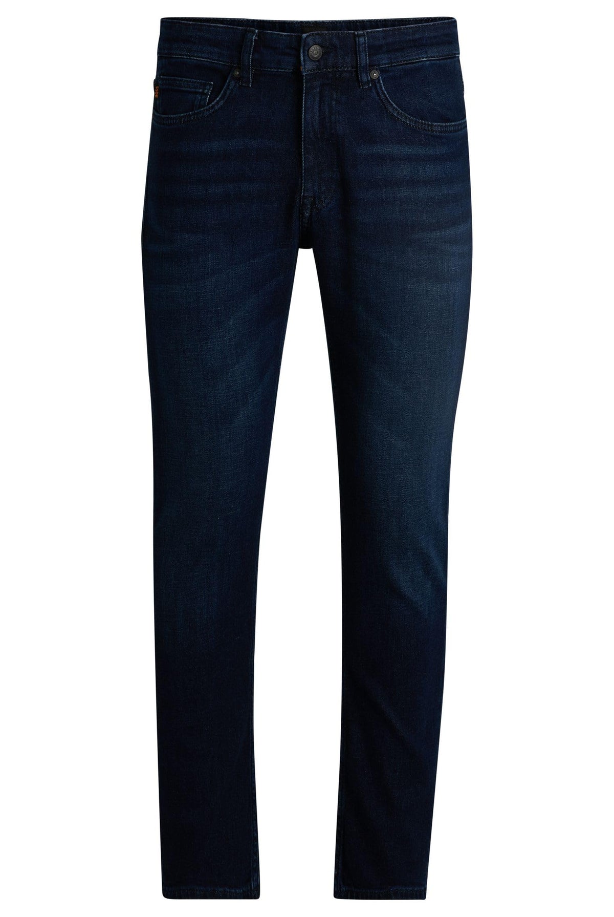 BOSS Mens Delaware BO Pure-Blue Slim-fit Jeans in Comfort-Stretch Denim